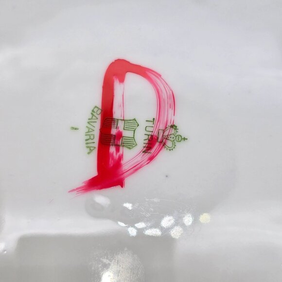 Vintage Turin Bavaria Lunch Plates White With Gold Trim 8.75" Set of 5 CM2111 - Picture 6 of 9